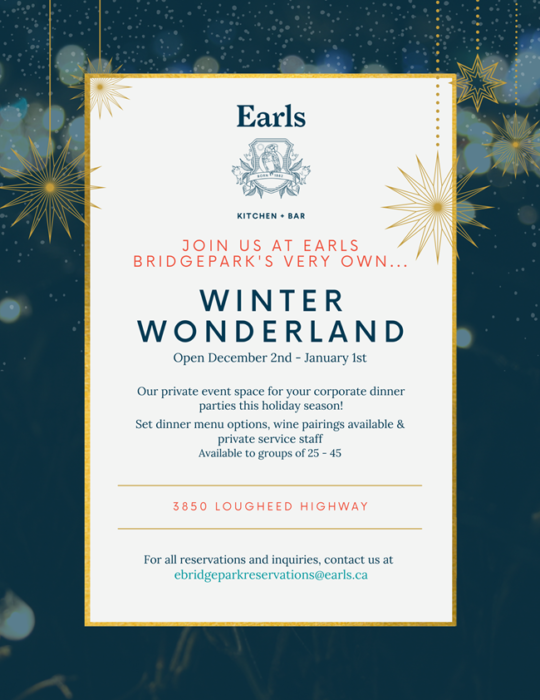 Earls Winter Wonderland