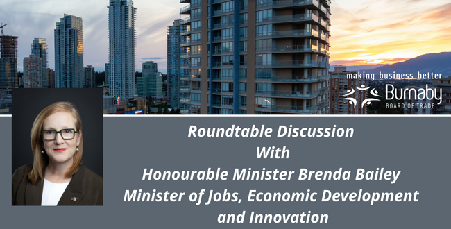Minister Bailey Roundtable event