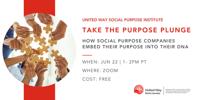 Take the Purpose Plunge Event June 22