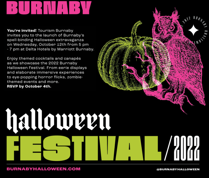 Tourism Burnaby Halloween Festival 2022